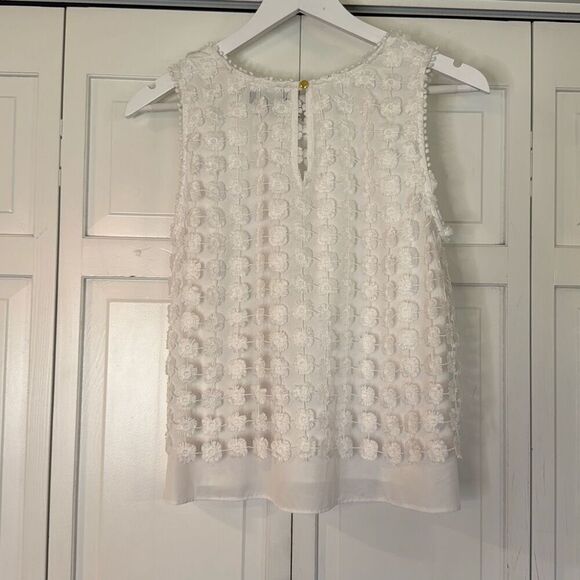 Kaari blue white lace overlay swing tank size small - Picture 8 of 8